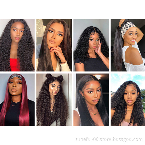 Brazilian frontal Transparent 613 blonde human hair lace front wig with baby hair,100% virgin human hair wig,hd lace frontal wig